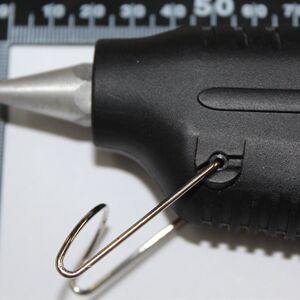 Plastic gun gum strip 60W black rubber gun hot melt rubber gun hot adhesive guns to send 10 rubber sticks
