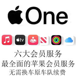 Apple One+Permier+Music+Icloud 2Tb+Tv Family Subscription Carpooling Plan Annual Card Quarterly