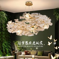 Slot light luxury chandeliers modern villa living room lights creative atmospheric new style branches high-end crystal light