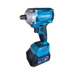 Lithium battery brushless electric wrench large torque charging wrench impact wrench rack worker auto repair sleeve electric wind cannon