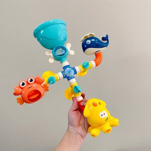 
Children's bath toys, bathroom pipes, water wheel, water spray shower, baby water toys, can be freely spliced