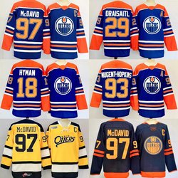 Edmonton Oilers Mcdavid Jersey Edmonton Oilers American-Style Training Ice Hockey Clothing