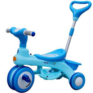 
Children's tricycle pedal trolley one-year-old baby car boy and girl lightweight rice blueprint