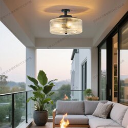 New Outdoor Balcony Light, Insect-Proof, Waterproof, Ultra-Bright, Outdoor Villa Courtyard Corridor Light, Sunroom Ceiling Light