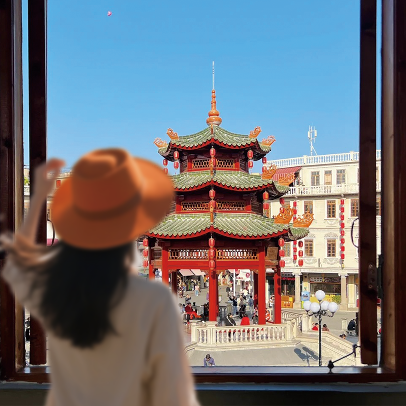 汕头市区一日游2-6人纯玩团小公园广场轮渡/礐石缆车潮汕包车旅游