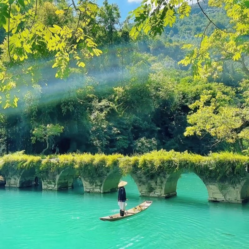 贵州旅游2-6人团4日游 肇兴侗寨大小七孔加榜梯田岜沙苗寨扎染B线