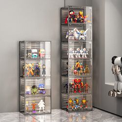 Display Cabinet for Figures, Suitable for Lego, Children's Toys, Building Blocks, Storage Rack, Blind Box, Home Assembly Display Cabinet