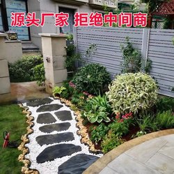 Outdoor Natural Stone Garden Stepping Stones, Garden Steps, Bluestone Slabs, Courtyard Floor Tiles, Lawn Stepping Stones, Paving Stones