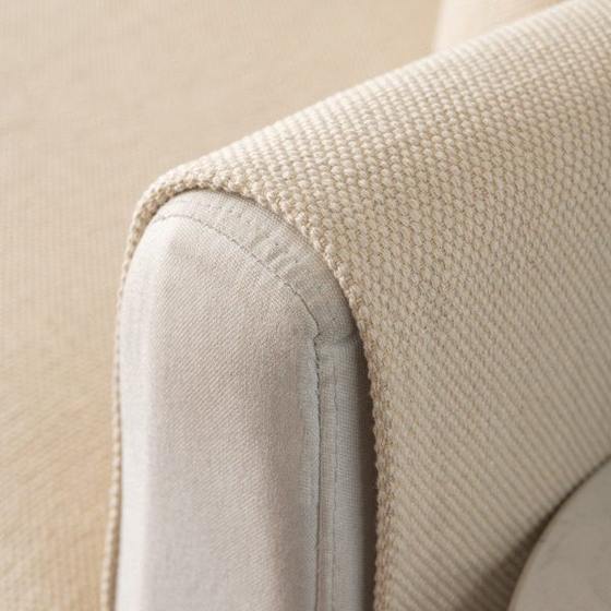 
Cotton and linen same color sofa cushion four seasons universal non-slip simple modern light luxury fabric home cushion backrest cool