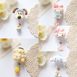 Retractable Badge Holder for Work Id Cards, Doctor/Nurse Campus Card Holder, Student Id Card, Cute Retractable Badge Holder, Easy-Pull Buckle