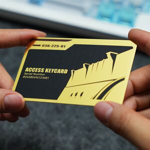 
Delta Action Key Card Room Card Full Metal NFC Manager Room President Card 3 Model Game Peripheral Start Card