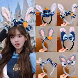 Zootopia Headband Disney Headband Hairband Amusement Park Accessories Mickey and Minnie Same Style Cute Hair Accessories