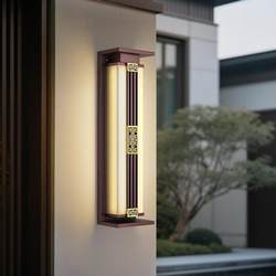 Solar wall light outdoor waterproof modern minimalist villa courtyard light balcony outdoor door long column lights on both sides