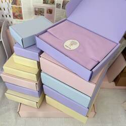 Ins-Style Macaron Airplane Box, Card Packaging, Express Delivery Box, DIY Gift Box, Rectangular Box, Thickened Paper Box