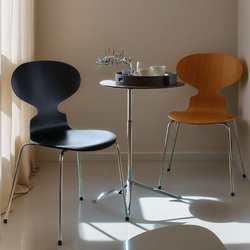 Light luxury ant chair Nordic modern minimalist home dining chair restaurant cafe reception negotiation curve back chair