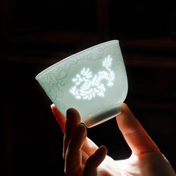 Jingdezhen High-Temperature Exquisite Porcelain Tea Cup, Master Cup, High-End Personal Use, Twelve Zodiac Cups, Ceramic Tea Drinking Cup