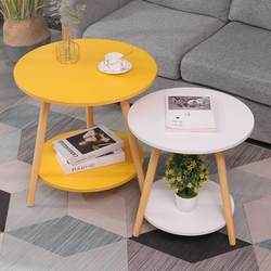 Coffee table, small round table, coffee table, simple home balcony, mini sofa, side table, simple Nordic creative small ruler