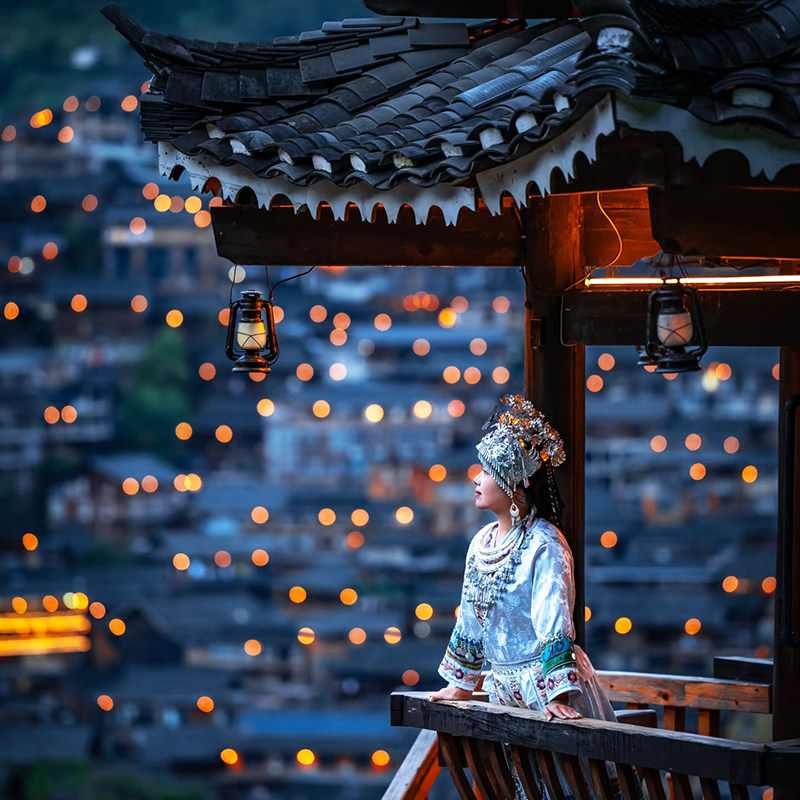 15人纯玩小团 含高铁贵州旅游黄果树小七孔千户苗寨5天4晚跟团游