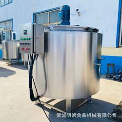 1000L electric heating with insulation mixing tank coconut milk juice drink heating insulation jacketed pot