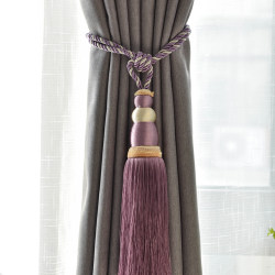 Curtain straps, modern and simple hanging ball tying rope, hanging ball, tassel curtain buckle, versatile hook, wall hook accessories, one pair