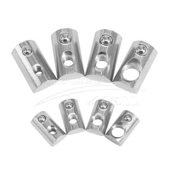 
3D printer accessories European standard elastic nut block steel ball aluminum profile M3 M4 M5 M6 M8 M10