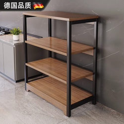 German Kitchen Multi-Functional Storage Rack Floor-Standing Multi-Layer Microwave Oven and Cookware Storage Rack Household Simple Shelf Rack