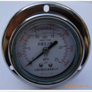 
Axial shock-resistant pressure gauge YN60ZT pressure gauge shock-resistant pressure gauge with oil pressure gauge