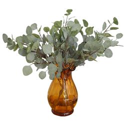 Artificial flowers, artificial d plants, home decoration, money leaves, eucalyptus leaves, artificial flowers, fake leaves, green plant potted plants