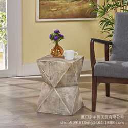 The Nordic design simple art modern geometric side table coffee table bed and breakfast cafe small table outdoor