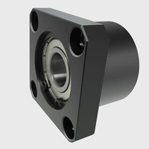 
Steel buckle ring double bearing type square flange bearing seat assembly fixed seat BGSBB-6200 BFP11