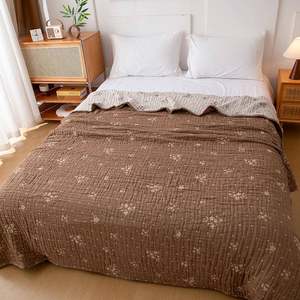 
2025 summer new cotton Class A skin-friendly towel quilt office nap sofa cover blanket thin summer cool quilt