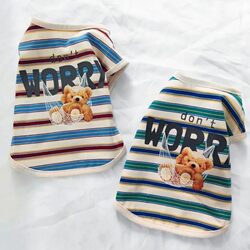 Soft Pet Spring and Summer Thin Vest Clothing for Teddy, Bichon, Schnauzer, Cats, Dogs, and Small Dogs