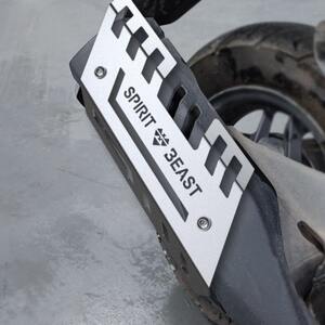 
Spirit beast is suitable for Honda NX125 exhaust pipe cover modified scooter exhaust chimney anti-scalding cover and anti-scratch protection plate