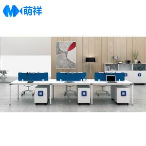 
Staff desk combination 4 persons simple modern desk 2 persons office furniture 6 persons