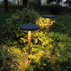 Outdoor waterproof simple modern solar light garden light lawn light villa M light garden light landscape light park