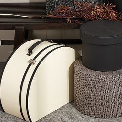 Mu Space Model Room Storage Box Cloakroom Decoration Fabric Storage Bucket Floral Props Soft Decoration Set