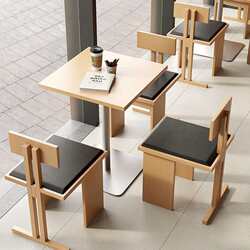 Light food restaurant booth sofa table and chairs cream style milk tea bakery shop cafe ocean board table and chairs