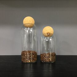 Model kitchen cabinet coffee bean coffee machine combination decoration decoration coffee bean storage jar bottle cup props