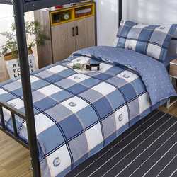 Student dormitory six-piece pure cotton bedding set pure cotton bedding three-piece set single bed cotton quilt mattress