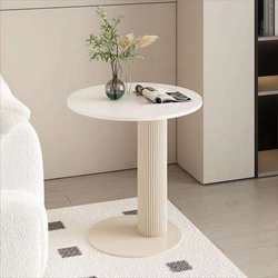 Minimalist coffee table, cream style sofa, side table, small apartment side table, coffee table, mobile modern simple iron small table