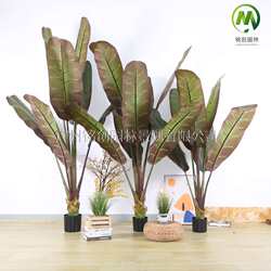 New Nordic large-scale floor-standing green plant, elephant-legged banana tree, large-leaf tropical rainforest broad-leaf simulation plant