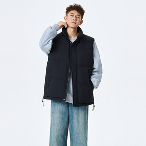 
Fashionable American down cotton vest for men and women new large-size internet celebrity vest vest versatile thickened jacket loose