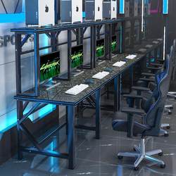 E-Sports Hotel Table, Internet Cafe Double Table, Water-Cooled Case Table, Double-Layer Computer Table, E-Sports Hall Desktop Computer Table