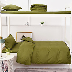 Military quilts Students E Military Training Bedding Military Green Quilt Cover Three-piece Quilt Cover Single Six