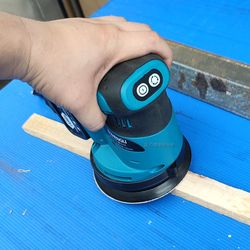 Small electric sandpaper sander woodworking wall putty metal polishing artifact dry grinder handheld