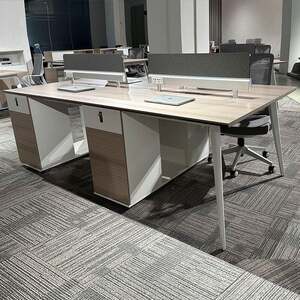 
Office desk and chair combination YBL-UM staff station style staff 2/brain 4-person telescreen table office furniture staff table