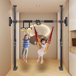 Door horizontal bar support rod home indoor children's punch-free wall pull-up adult home fitness equipment