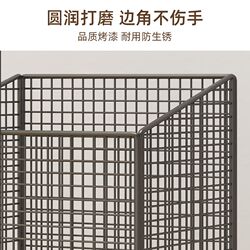 Yoga mat storage basket, home fitness equipment storage tube, slotted storage rack, removable exercise storage rack