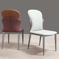 YO-769 Dining Chair Home Nordic Modern Simple Chair Backrest Negotiation Casual Restaurant Dining Table Coffee Chair Wine