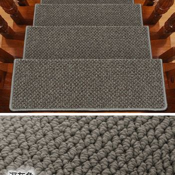 
Mother and baby can use wool f stair step mat glue-free self-adhesive stair mat self-absorbing carpet solid wood step non-slip floor